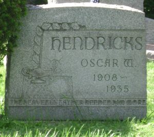 Oscar Hendricks Gravestone